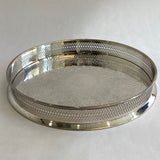 Found Vintage - Silver Serving Tray 10"