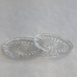 Found Vintage - Crystal Coasters 4"