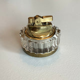 Antique Brass & Crystal Lighter