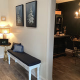 18" x 24" x 1 1/4" Evergreen with Snow- 2 trees-by Local Artist Laurie Wienke