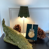 5" x 7" Gold Ornament- Green- Acrylic Painting-by Local Artist Laurie Wienke