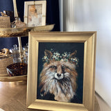 Felicia (the Fox) Acrylic Painting by Local Artist Laurie Wienke