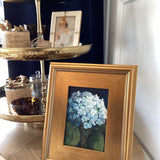 Hydrangea Acrylic Painting by Local Artist Laurie Wienke