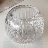 Found Vintage - cut crystal vase/candle holder