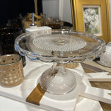 Vintage Dewdrop and Star Cake Stand