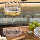 Found Vintage - Crystal Coasters 4"