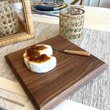 9 1/2" x 9 1/2" Walnut Bar Board