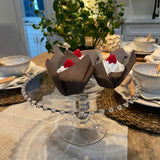 Found Vintage - Beaded Edge Cake Stand