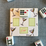 Mahjong-Martini "Who discarded what?" game play coaster