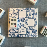 Mahjong-Ocean Life "Who discarded what?" game play coaster