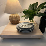 15 1/2" x 15 1/2" Hevea Butcher Block Riser