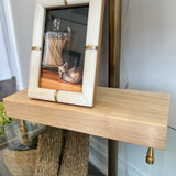 4 3/4" x 11 1/4" Hevea Butcher Block Riser