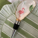 Tropical Flamingo Oyster Stopper - Medium / Gold