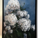 18" x 24" x 1 1/4" Fall Hydrangea Bush (arching left)