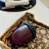 Burgundy/Wine Acorn Decor