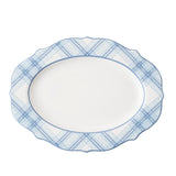 Tartan Chambray 15" Platter