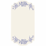 Blue Asiatic Pheasants Table Card
