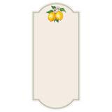 Lemon Table Card
