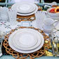 Le Panier Dessert/Salad Plate - Whitewash