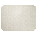 Wicker Oblong mat - White