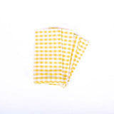 Yellow Gingham Dinner Napkin
