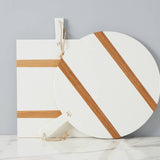 Serving Board, Medium Round, White