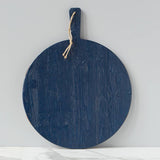 Navy Round Mod Charcuterie Board, Medium