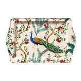 Metal Peacock Tray