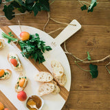 Serving Board, Medium Round, White