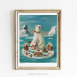 JANET HILL STUDIO - Goodie Bear Art Print - 8.5" X 11"