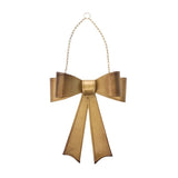 Bow Wreath Gold Metal