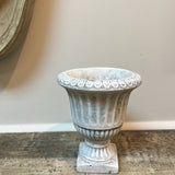Cement Pedestal Planter Urn