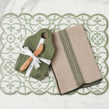 Cheese Board with Spreader, Small, Spruce Green