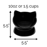 Cat Dish: Black