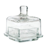 Bistro Glass Jam Jar, Square