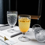 Hobnail Goblet Glasses
