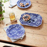 Burleigh - Blue Calico Medium Plate
