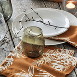 Bubble Glass Stemless Wine - Foliage