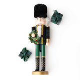 Black Watch Plaid 15" Hand-Painted Nutcracker