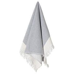 KITCHEN TOWEL-WHITE BLUEBERRY (TERRY STRIPES)