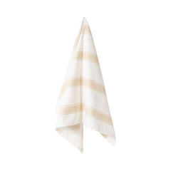 KITCHEN TOWEL HERRINGBONE STRIPES-VANILLA (ALESSA)