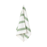 KITCHEN TOWEL HERRINGBONE STRIPES-CHIVE (ALESSA)