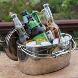 The Signature Collection Oval Ice Bucket with Scoop