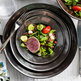 Pewter Stoneware Dessert/Salad Plate