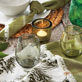 Bubble Glass Stemless Wine - Foliage