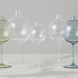 Clear Wine Glass Vase, Small