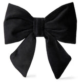 The Foggy Dog - Black Velvet Lady Dog Bow