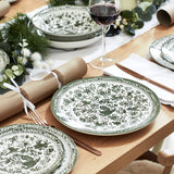 Green Regal Peacock Pasta Bowl