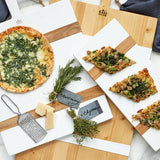 Serving Board, Medium Rectangle, White