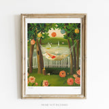 JANET HILL STUDIO - The Potboiler Art Print - 8.5" X 11"